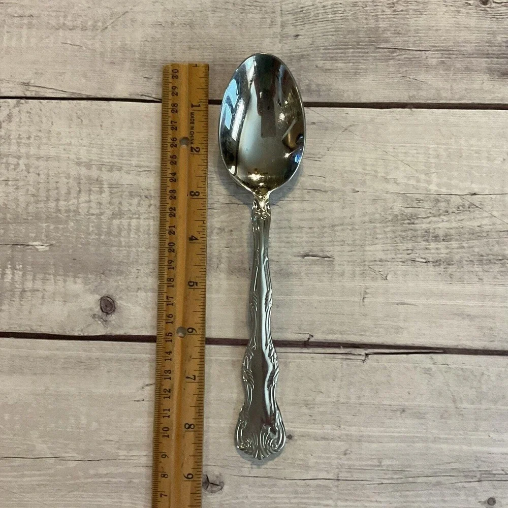Reed & Barton Select VICTORIA Stainless Flatware Serving Spoon Tablespoon